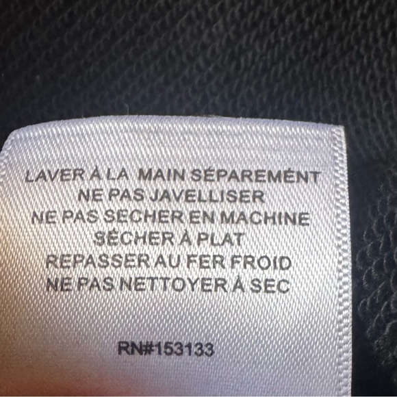 STELLAH asymmetrical black beaded fringe cold shoulder crew neck top women’s XL - Picture 12 of 13